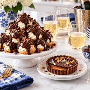 porfiteroles - tarts - bubbles